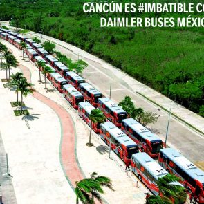Mercedes-Benz Autobuses impulsa la movilidad en Cancún con la primera entrega de 100 autobuses para la Zona Hotelera