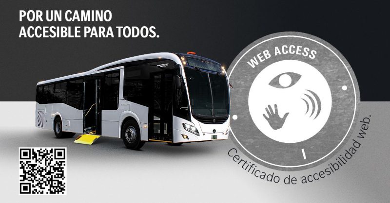 Obtiene Mercedes-Benz Autobusesel Certificado de Accesibilidad Digital