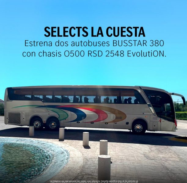 Expande presencia Mercedes-Benz Autobuses en México con la entrega de autobuses foráneos a Select La Cuesta