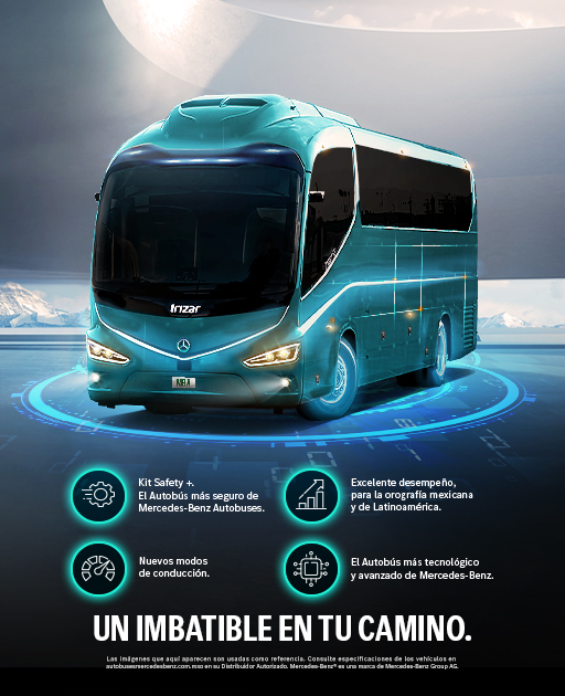 Tu mejor viaje comienza con Mercedes-Benz Autobuses.