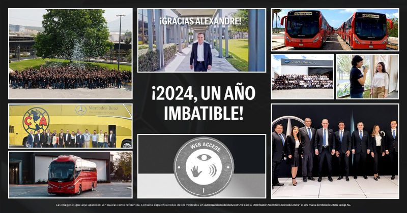 iMBAtibles en 2024: Mercedes-Benz Autobusesdefine la trayectoria del éxito en México