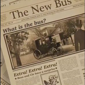 Celebra la Estrella de las Tres Puntas 130 años de la creación del primer autobús