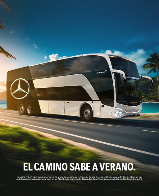 Tu mejor viaje comienza con Mercedes-Benz Autobuses.