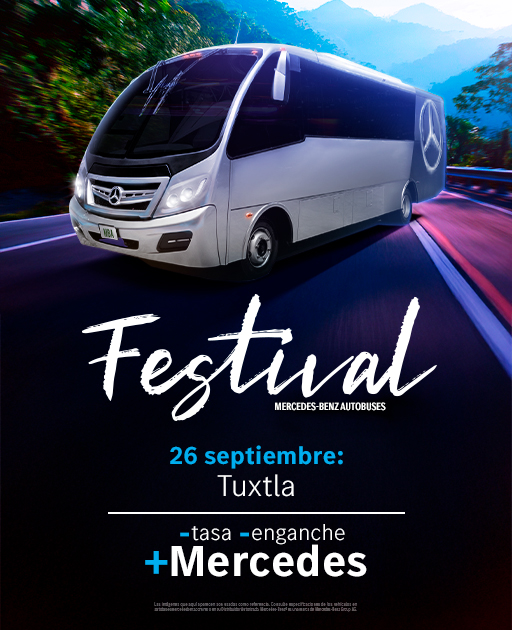 Tu mejor viaje comienza con Mercedes-Benz Autobuses.