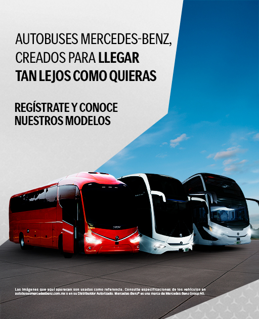 Tu mejor viaje comienza con Mercedes-Benz Autobuses.