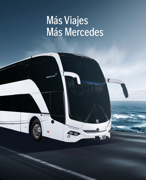 Tu mejor viaje comienza con Mercedes-Benz Autobuses.